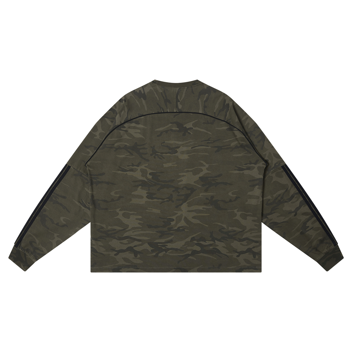 NABBAR: Camo Loose Long Sleeve T-Shirt