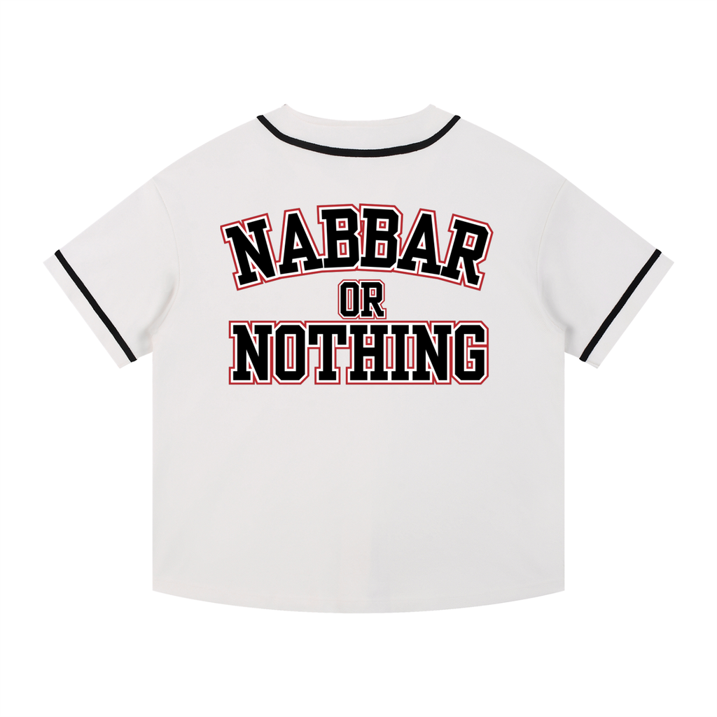 NABBAR: Contrast Piped Button-Up Jersey