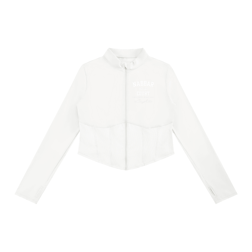 NABBAR COURT: Women's Slim Fit Full-Zip Yoga Jacket