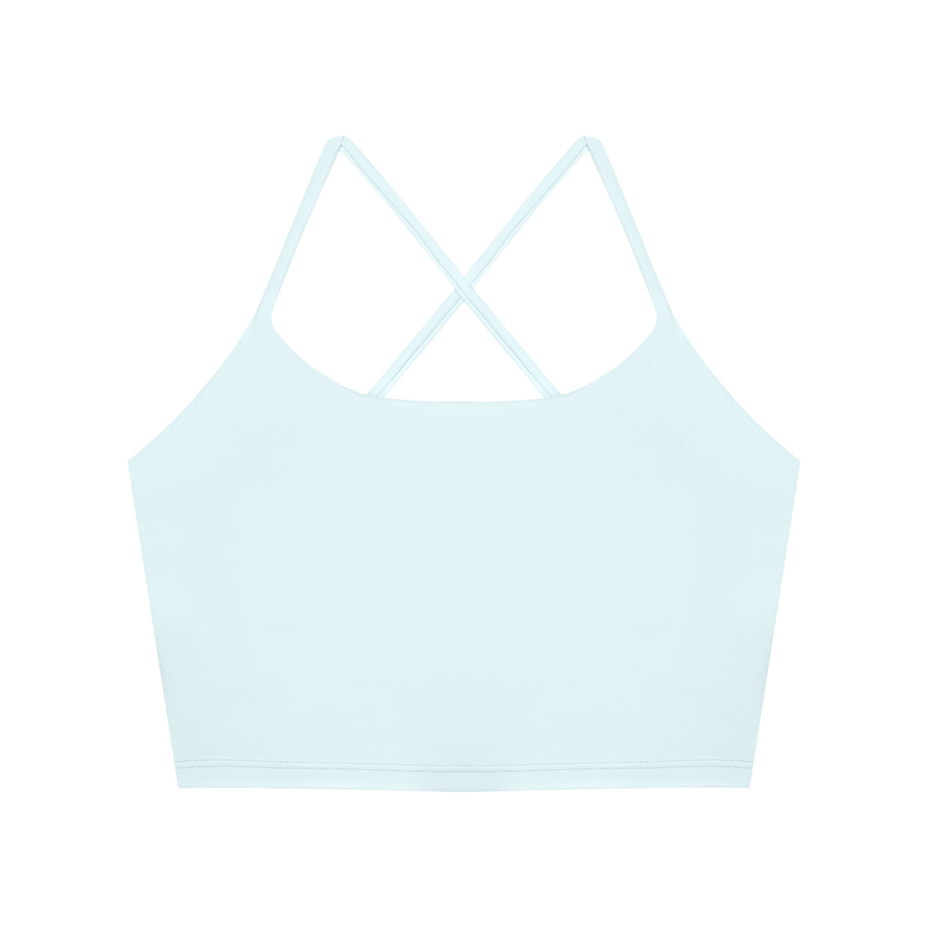 Women's Ruched Cropped Yoga Tank Top
