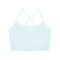 Women's Ruched Cropped Yoga Tank Top