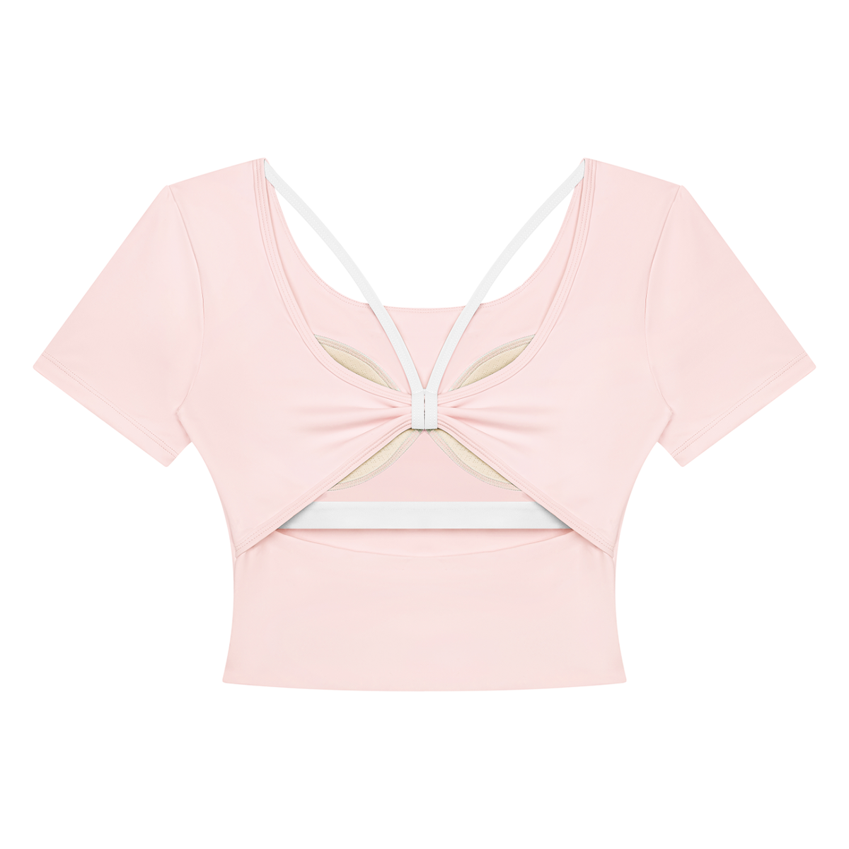Women's Color Block Yoga T-Shirt