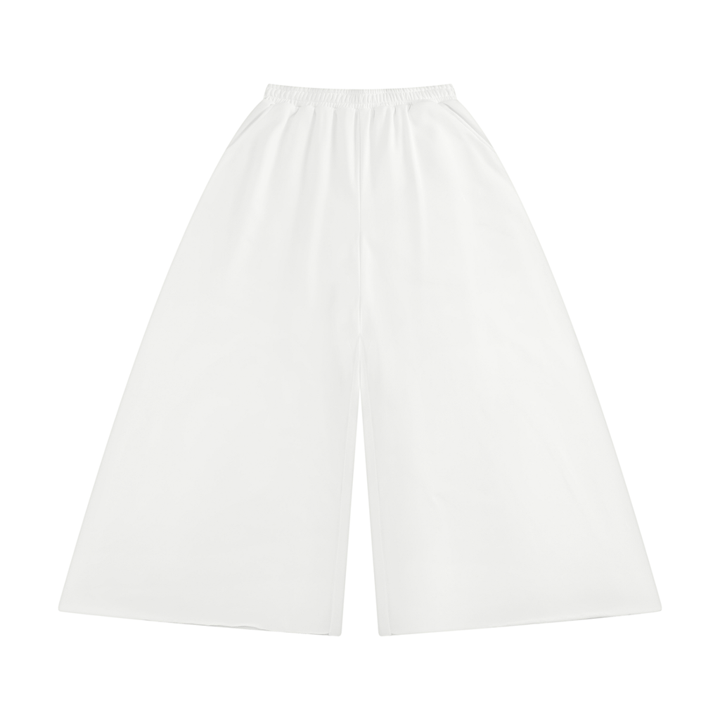 Women's Raw Edge Wide Leg Sweatpants