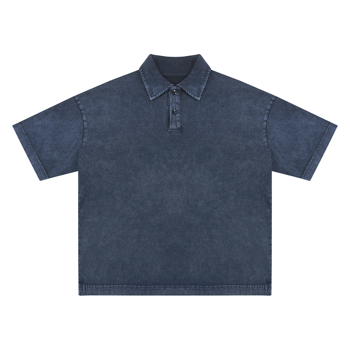 Heavyweight Snow-Washed Polo T-Shirt