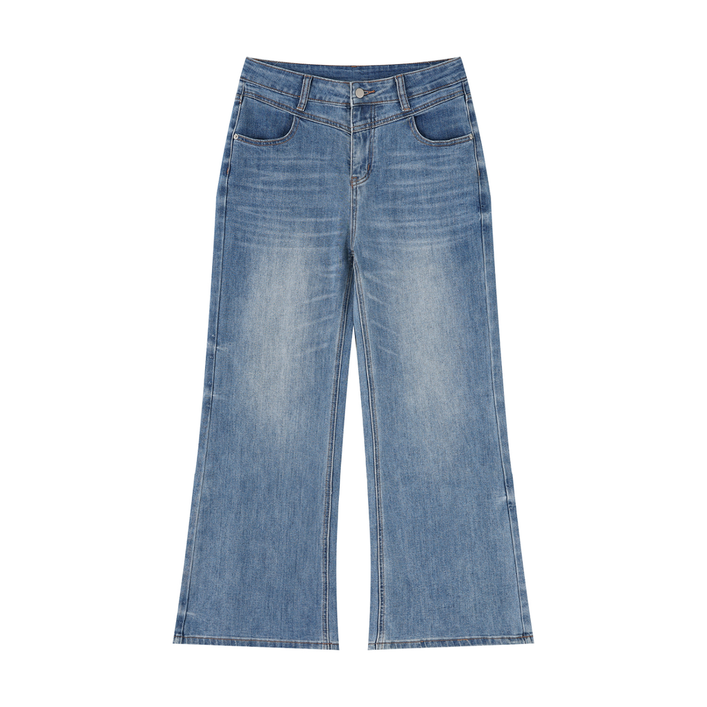 Women’s Vintage Wash Wide Leg Jeans