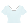 Women's Color Block Yoga T-Shirt