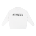 Knitted Round Neck Oversize Sweatshirt