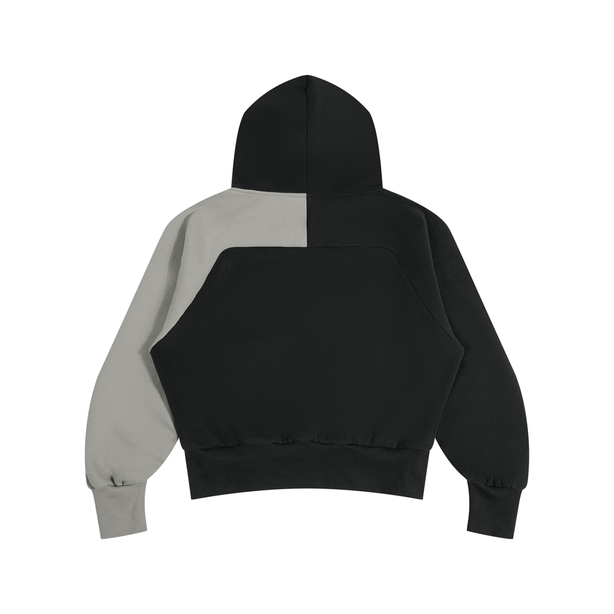 Unisex Color-Block Fleece Hoodie