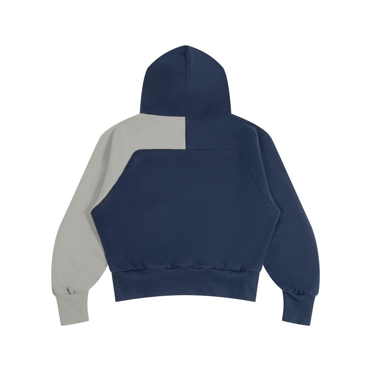 Unisex Color-Block Fleece Hoodie