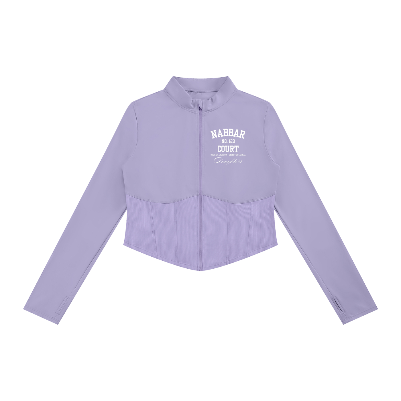 NABBAR COURT: Women's Slim Fit Full-Zip Yoga Jacket