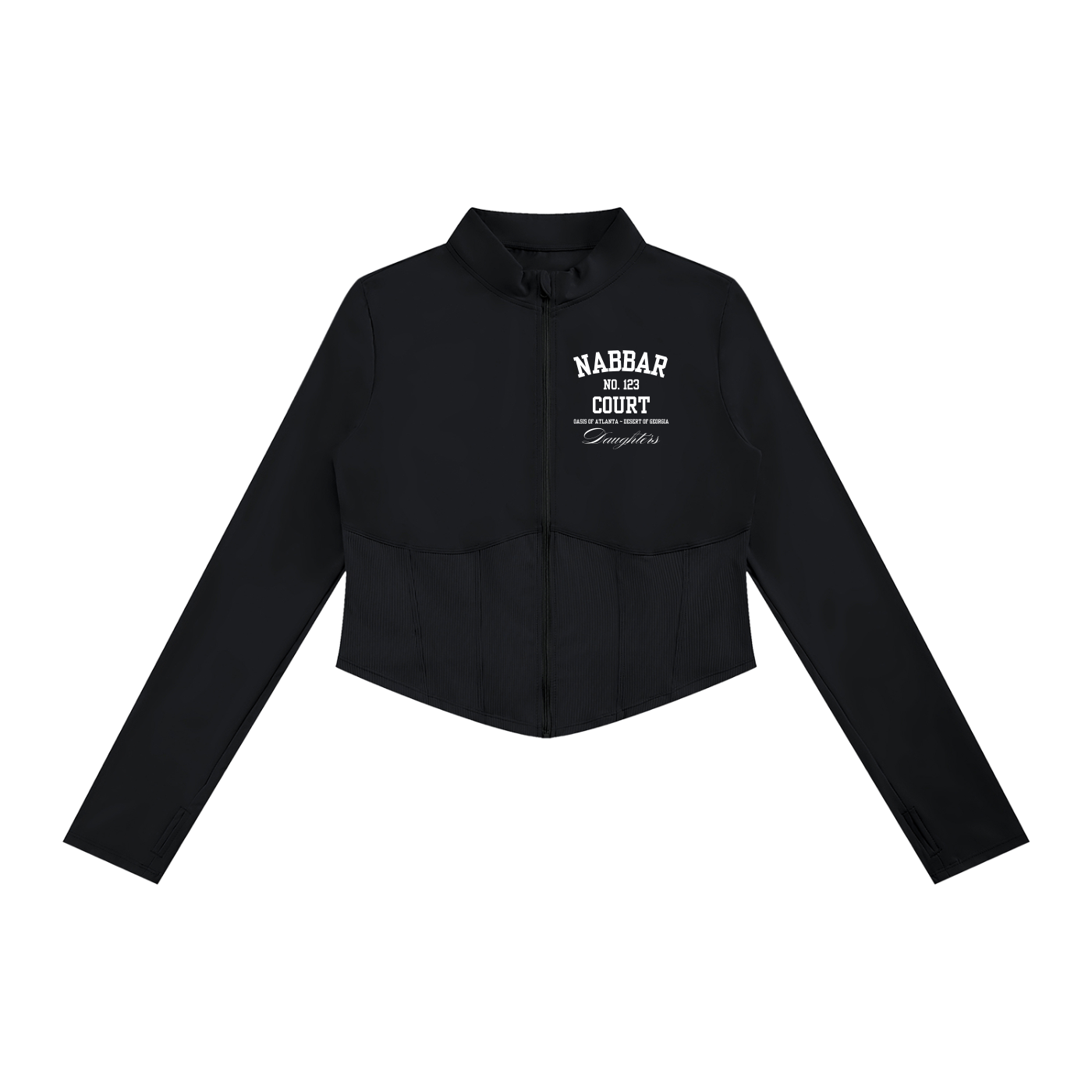 NABBAR COURT: Women's Slim Fit Full-Zip Yoga Jacket