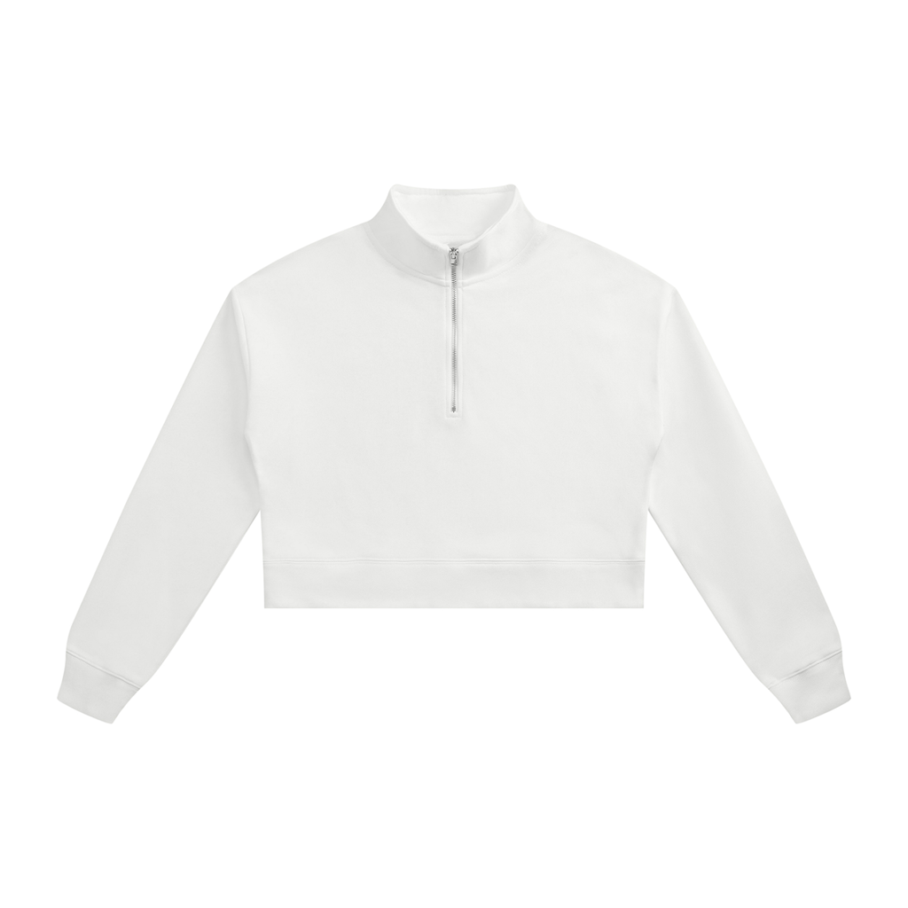 Women's Crop Quarter-Zip Sweatshirt